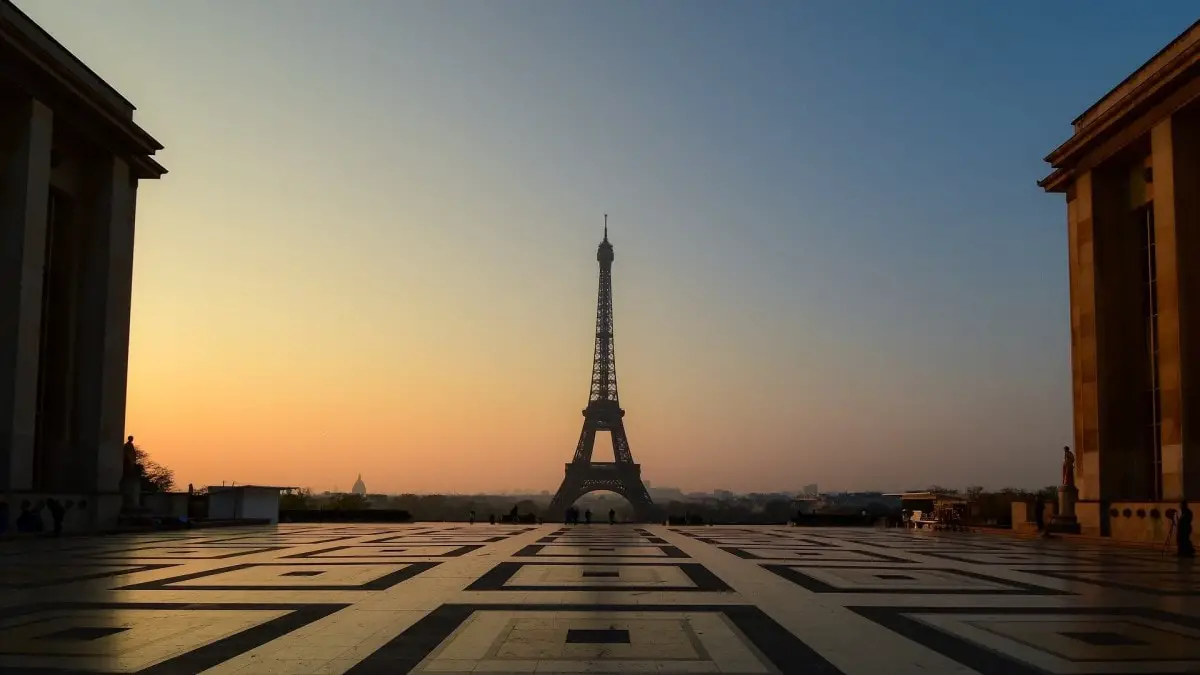 The view from the Jardins de Trocadero