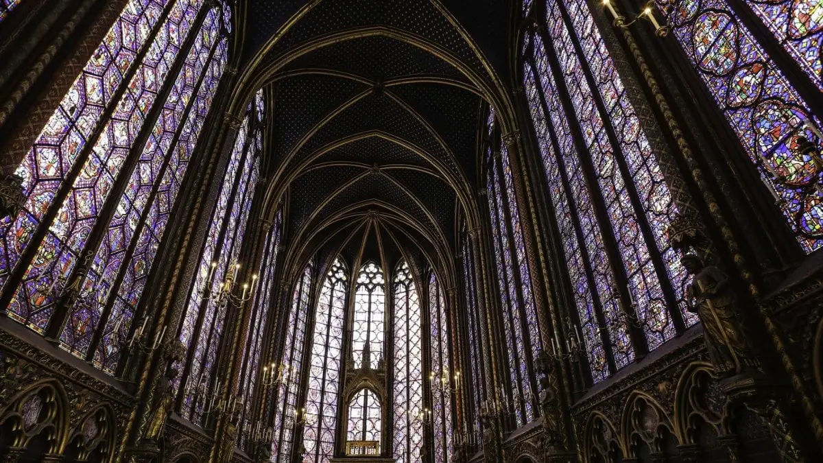 Stained glass windows of Sainte Chapelle