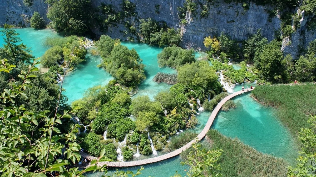 Plitvice Lakes National Park, a day trip from Split