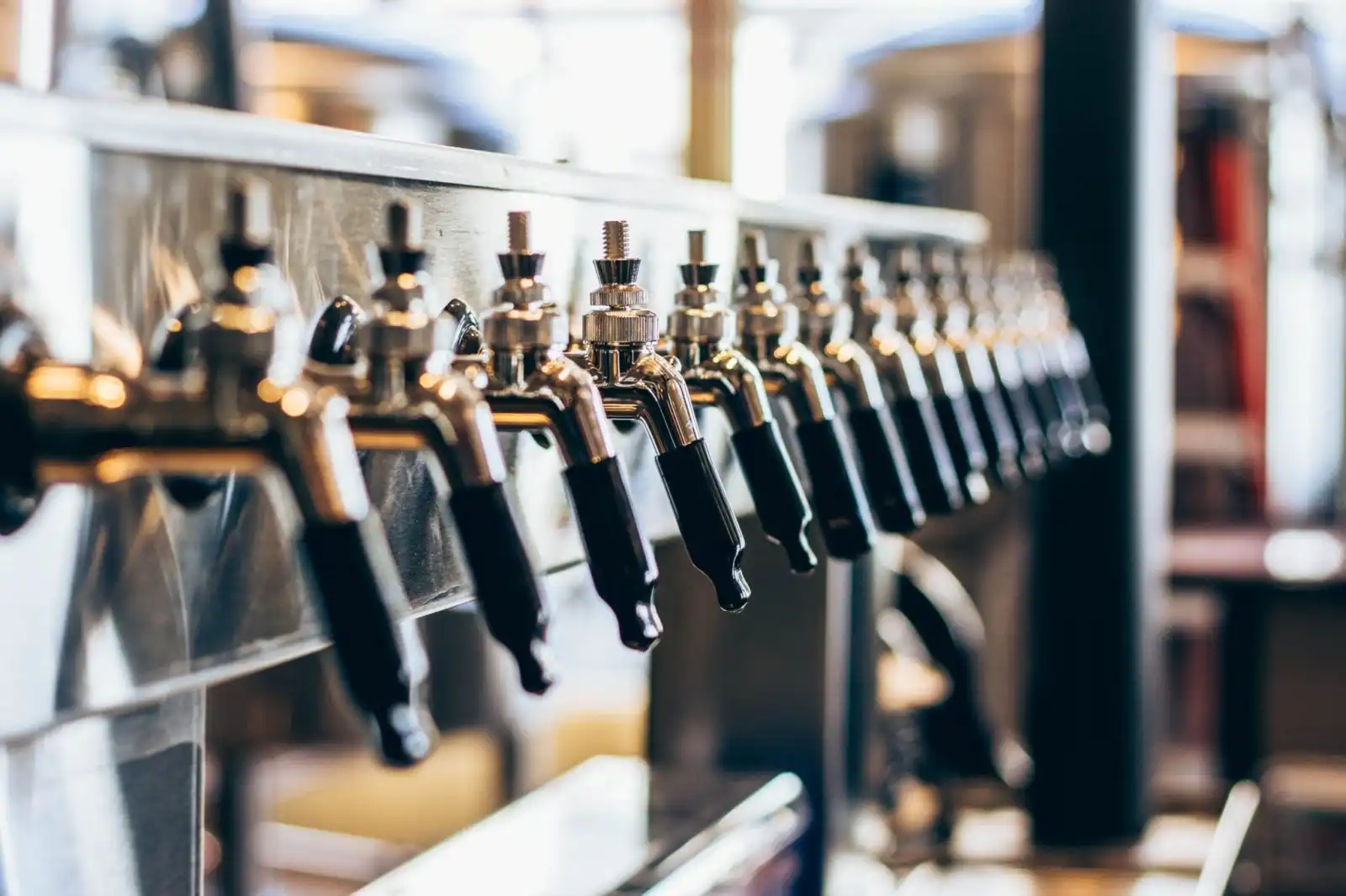 Beer Taps in Koln Brauhaus