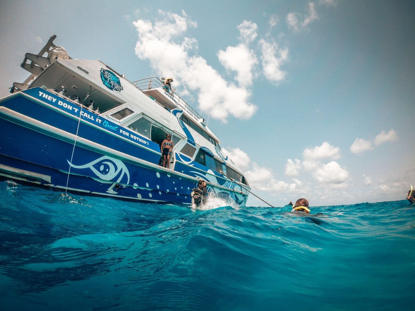 The Divers Den Reef Quest boat