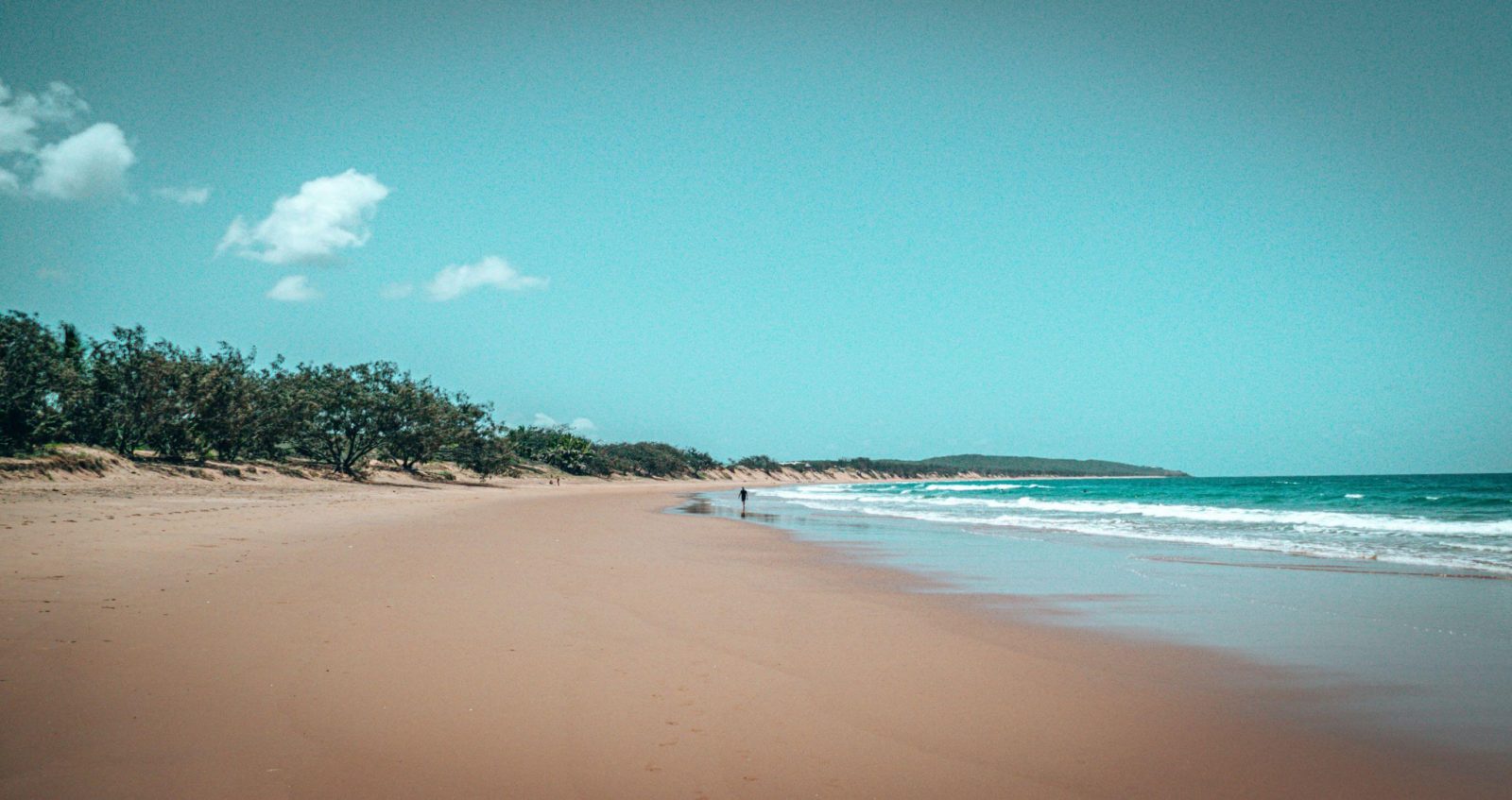 Agnes Water beach between Cairns and Brisbane