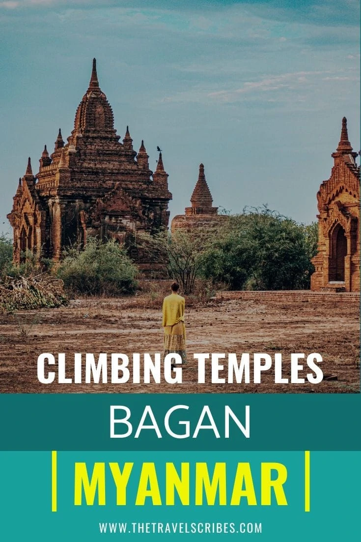 Pinterest Pin for Bagan Temple Guide and Bagan Temples Map