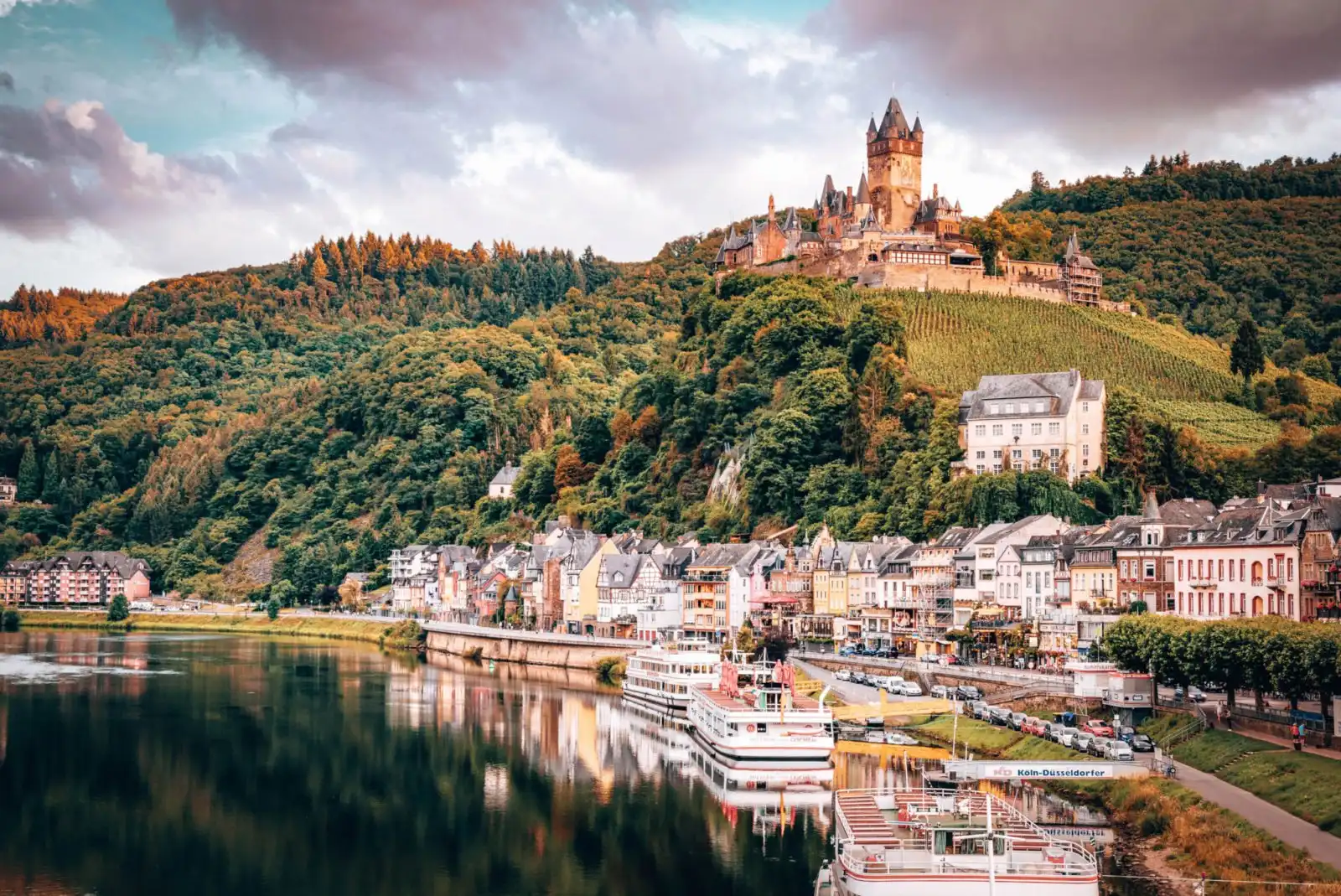 Cochem castle, Germany stunning town in the Mosel Valley