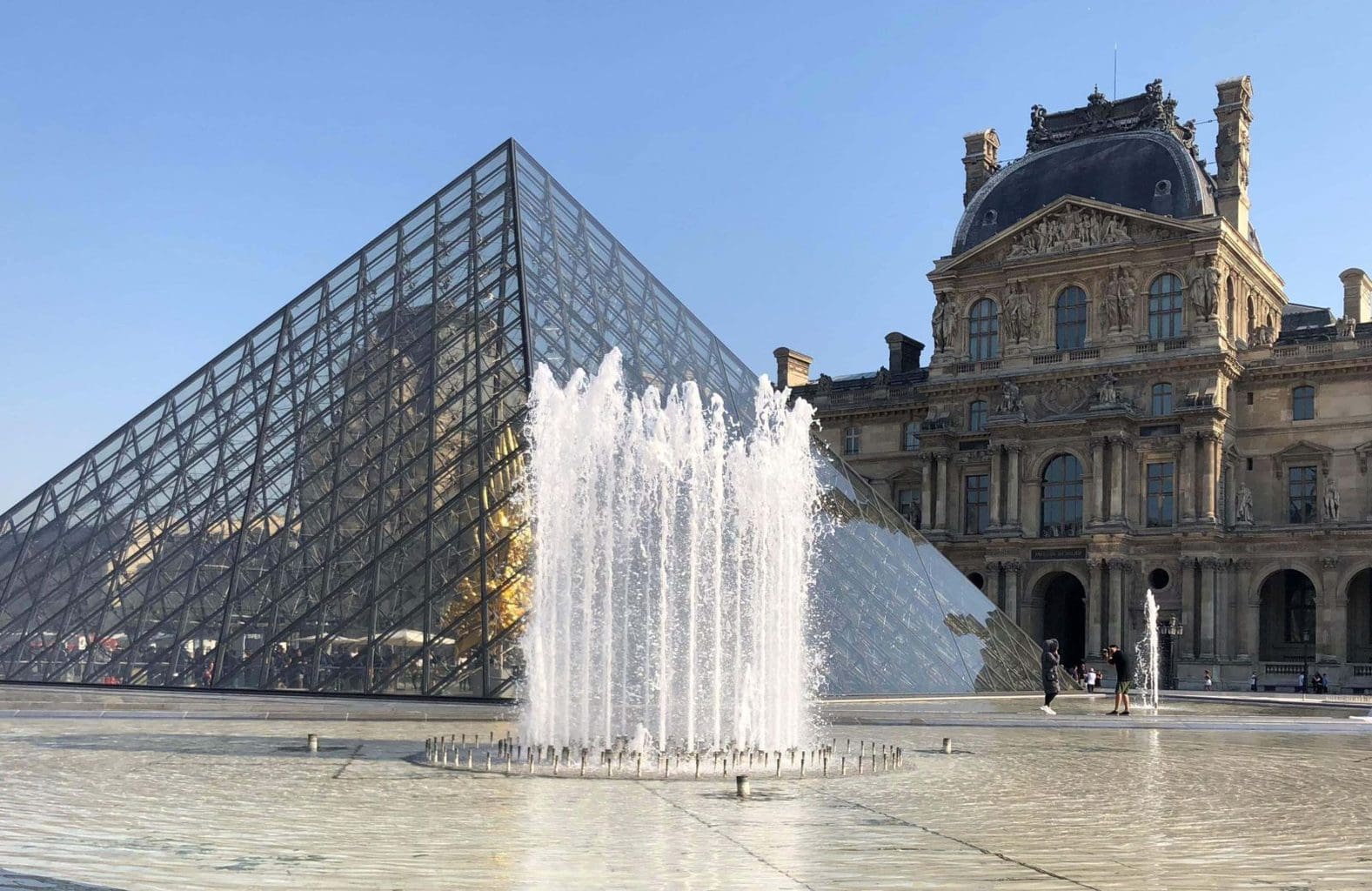 Louvre - one of the most famous landmarks in Paris