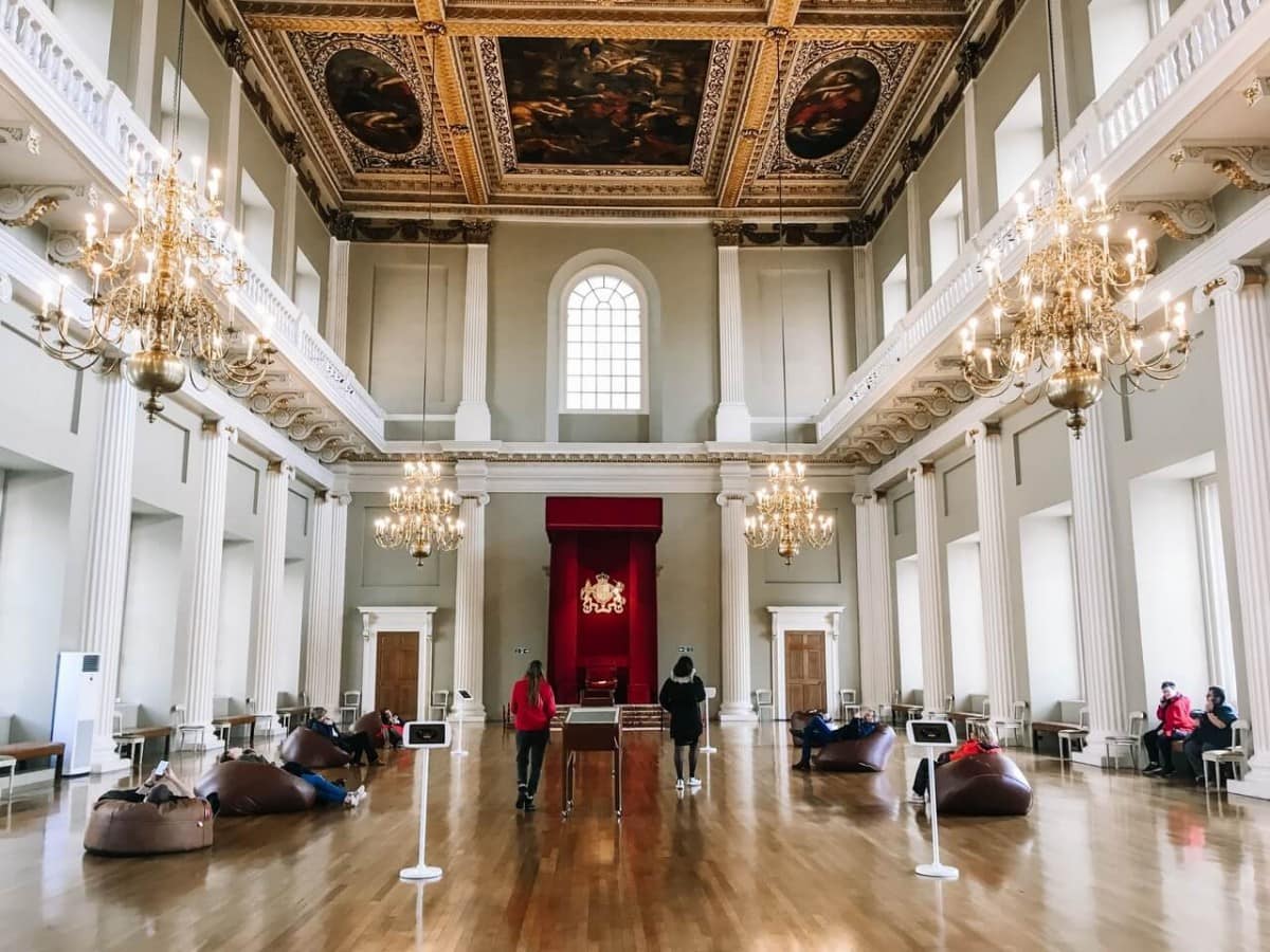 Hidden Gems in London - Interior of the Banqueting House