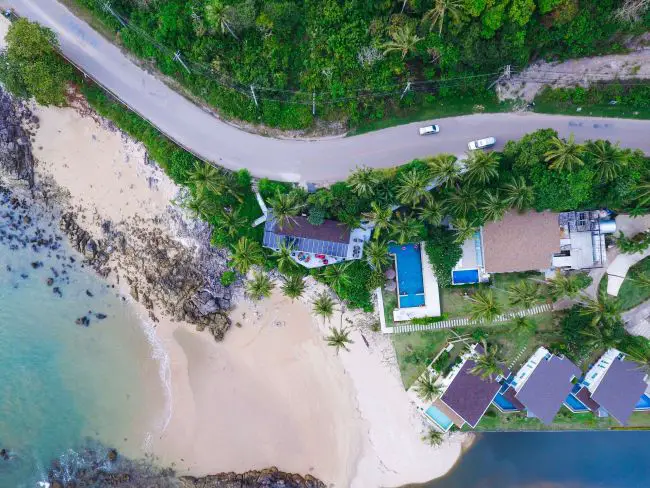 Koh Lanta beach from above