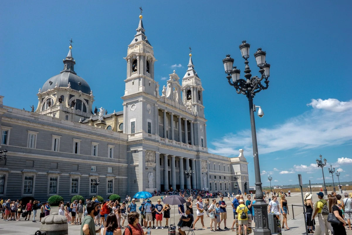 Landmarks in Spain - Almudena cathedral