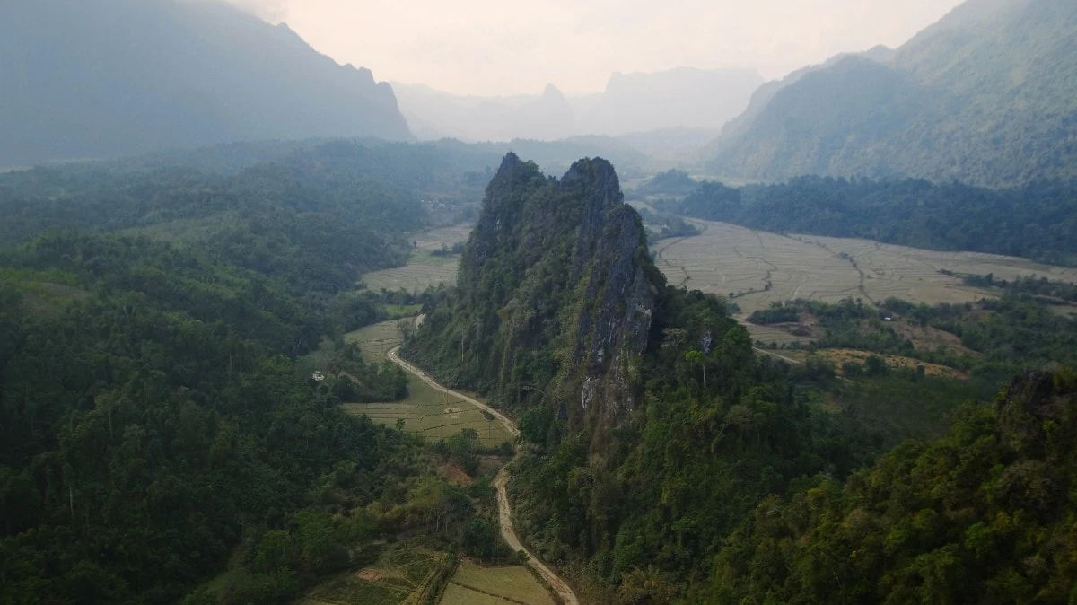 Nam Xay viewpoint in Vang Vieng