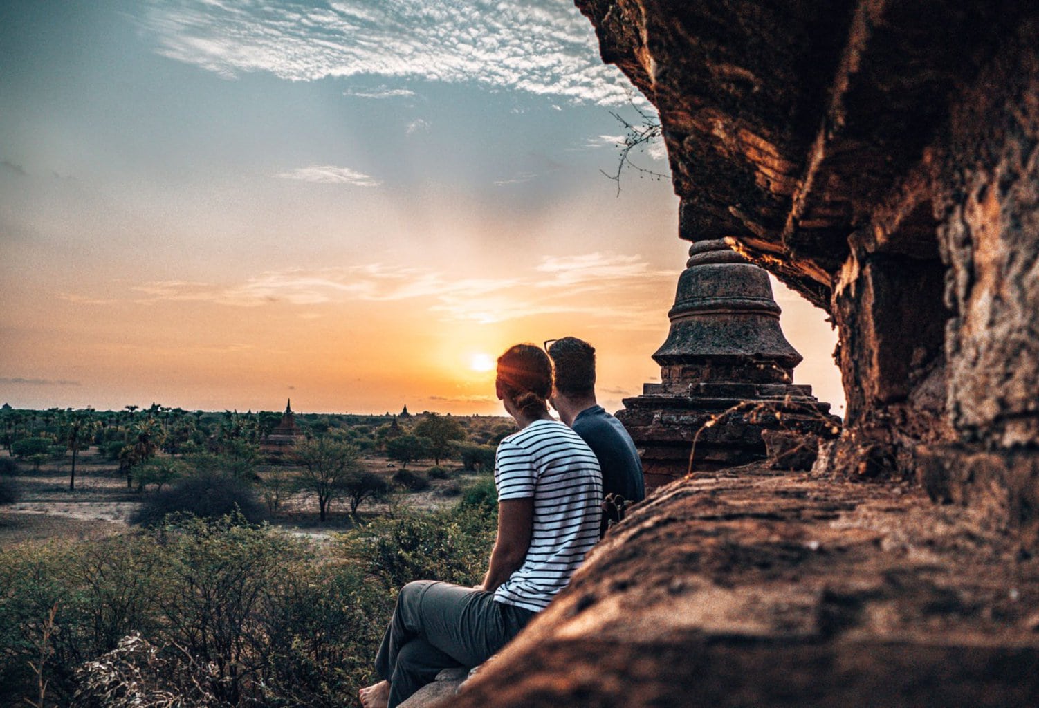 Temple at Sunrise, Bagan