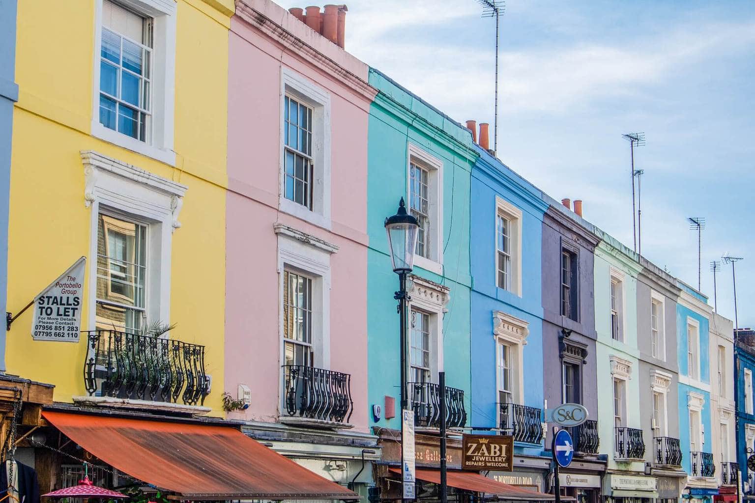 Houses in Portobello Road