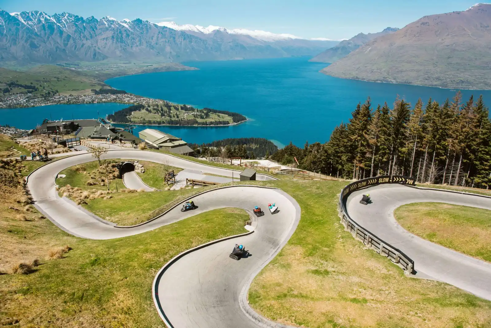 The luge in Queenstown, New Zealand