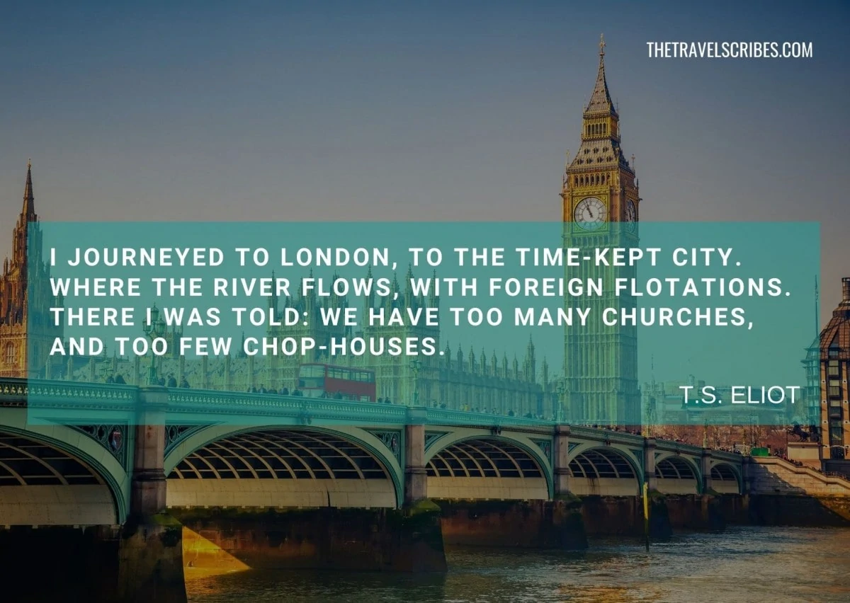 London quotes poem - TS Eliot