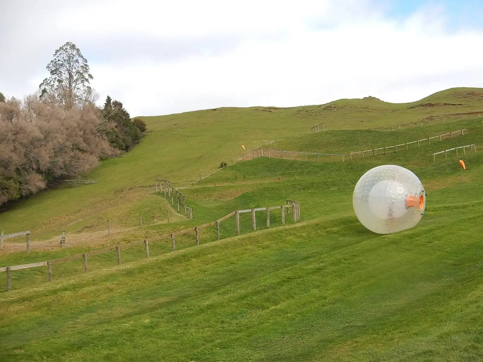 Zorbing in Rotorua