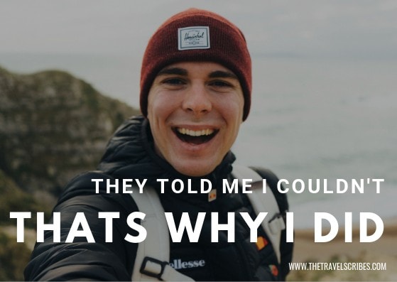 Cute captions for pictures of yourself - Graphic for They told me I couldn't, thats why I did