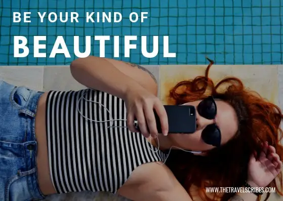 Cute captions for pictures of yourself - Graphic for Be your kind of beautiful