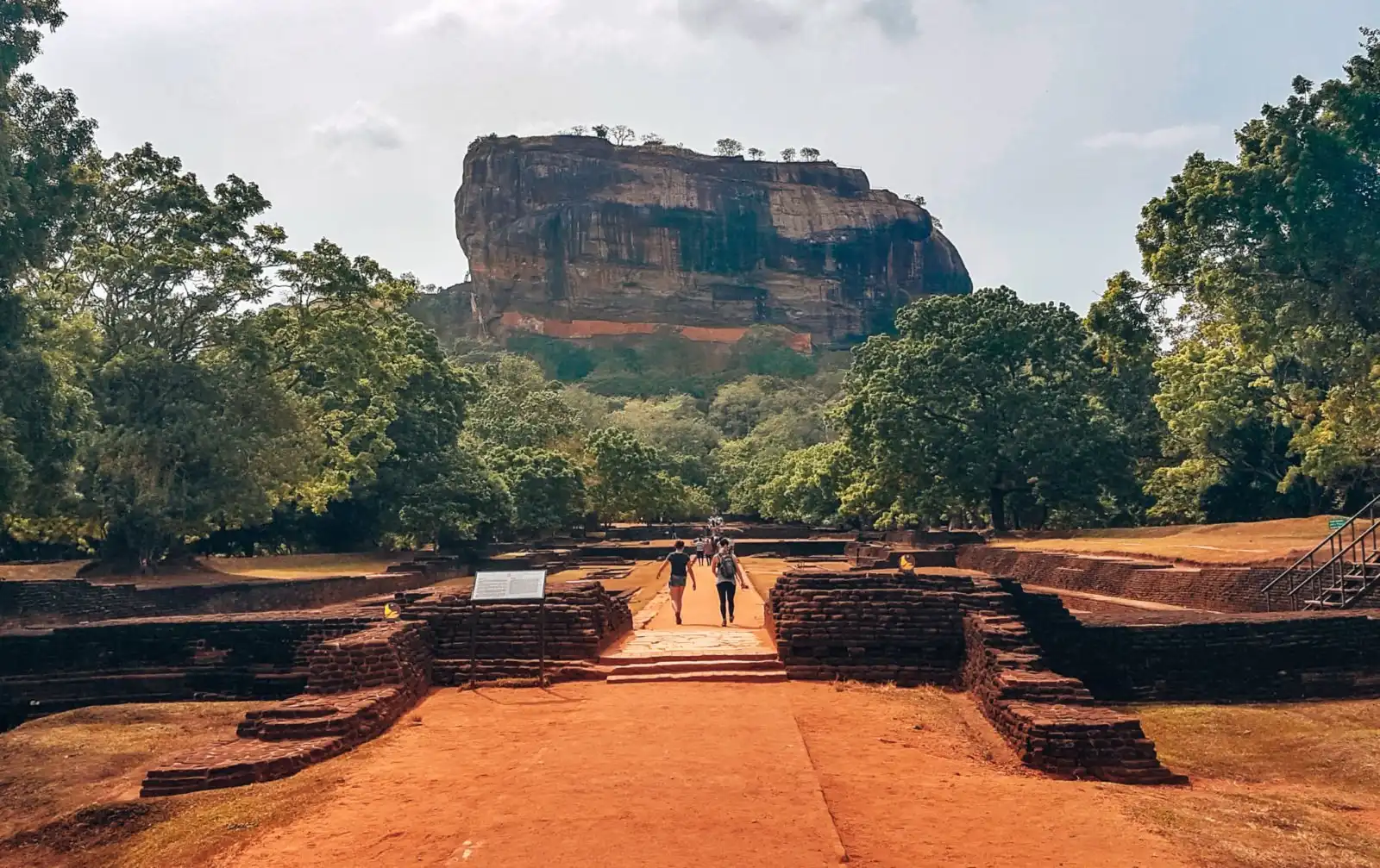 The imposing Sigiriya Rock, Sri Lanka