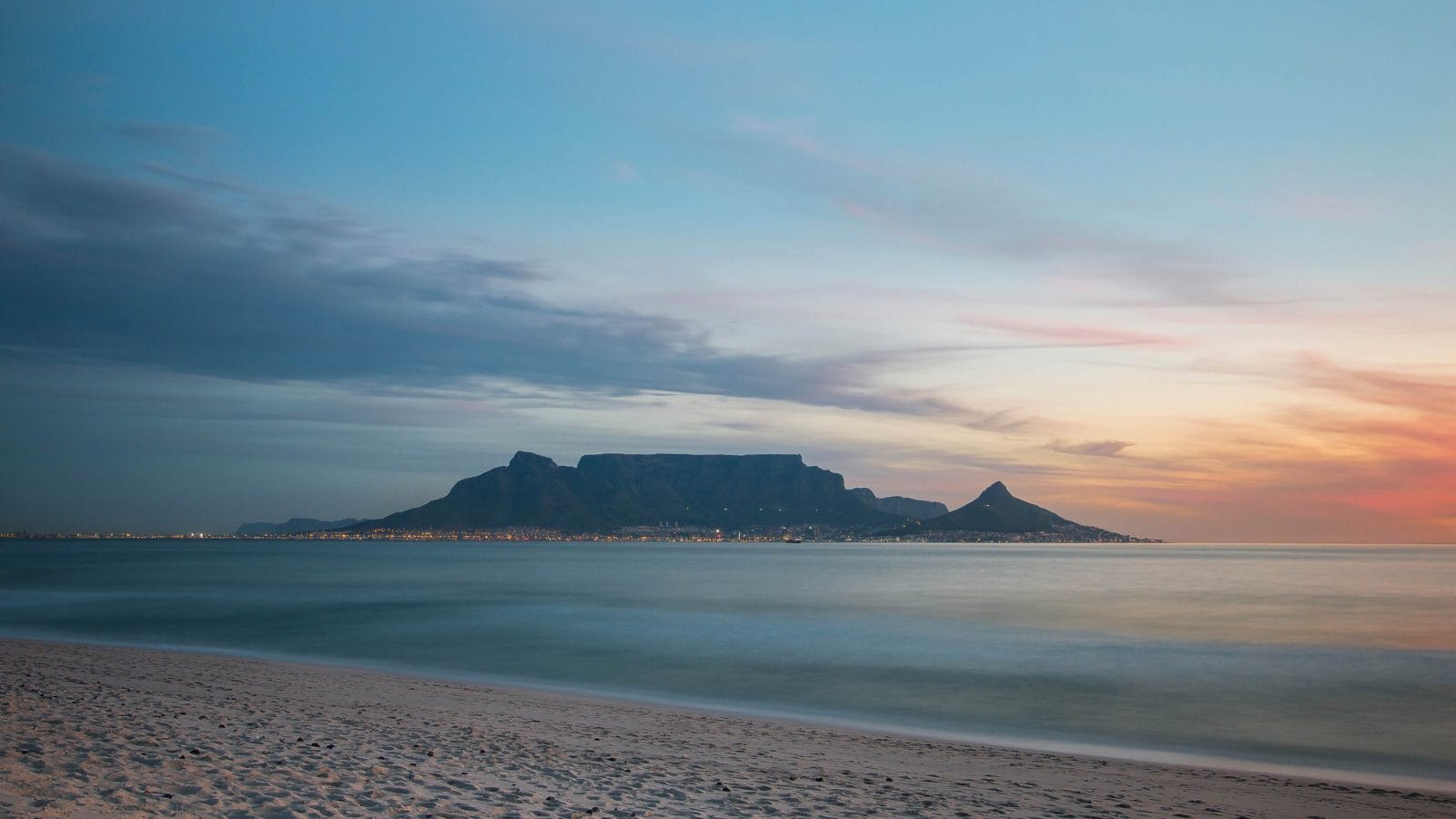 Image of Table Mountain taken from Blouberg Beach