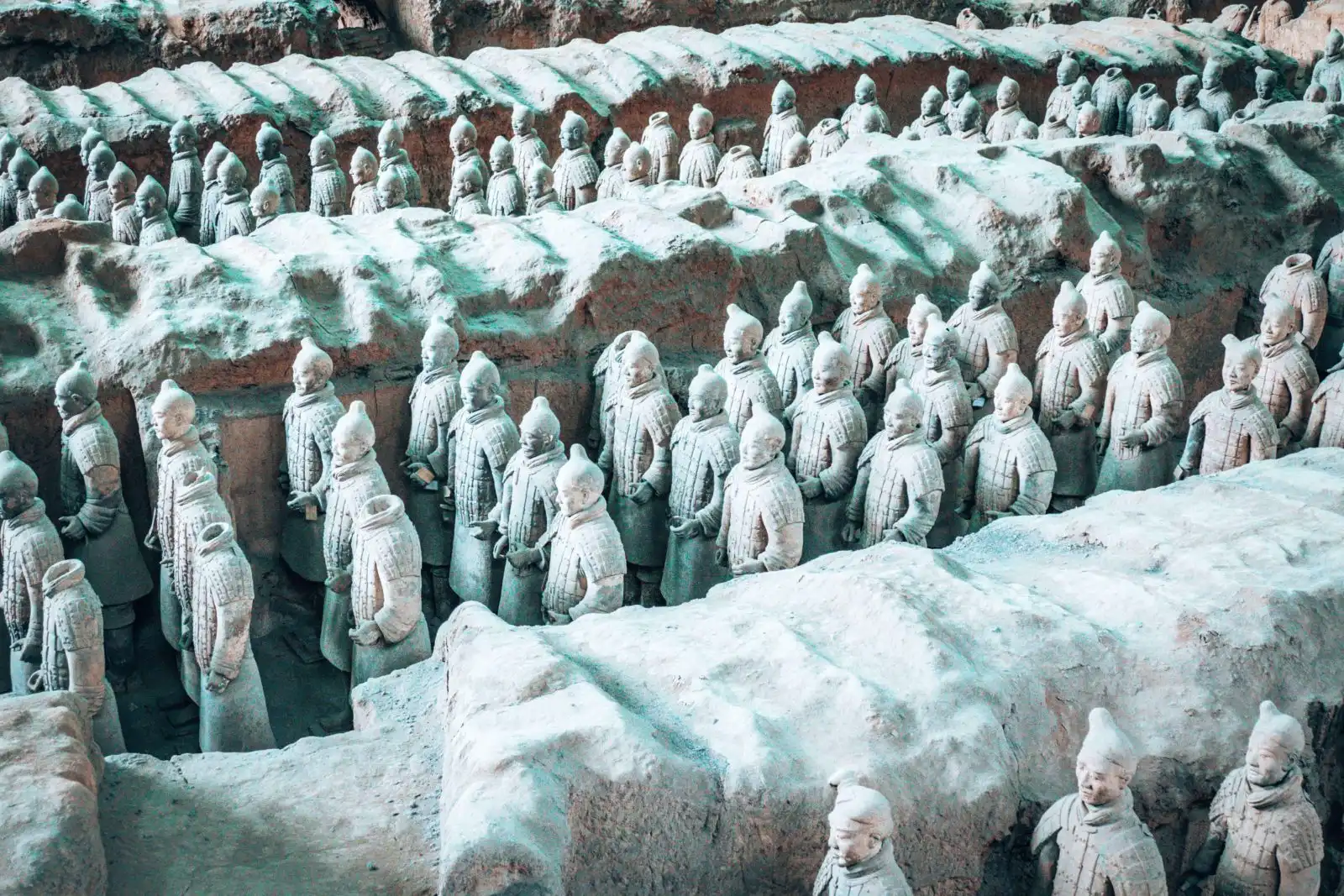 Image of the Terracotta Warriors in Xi'an China