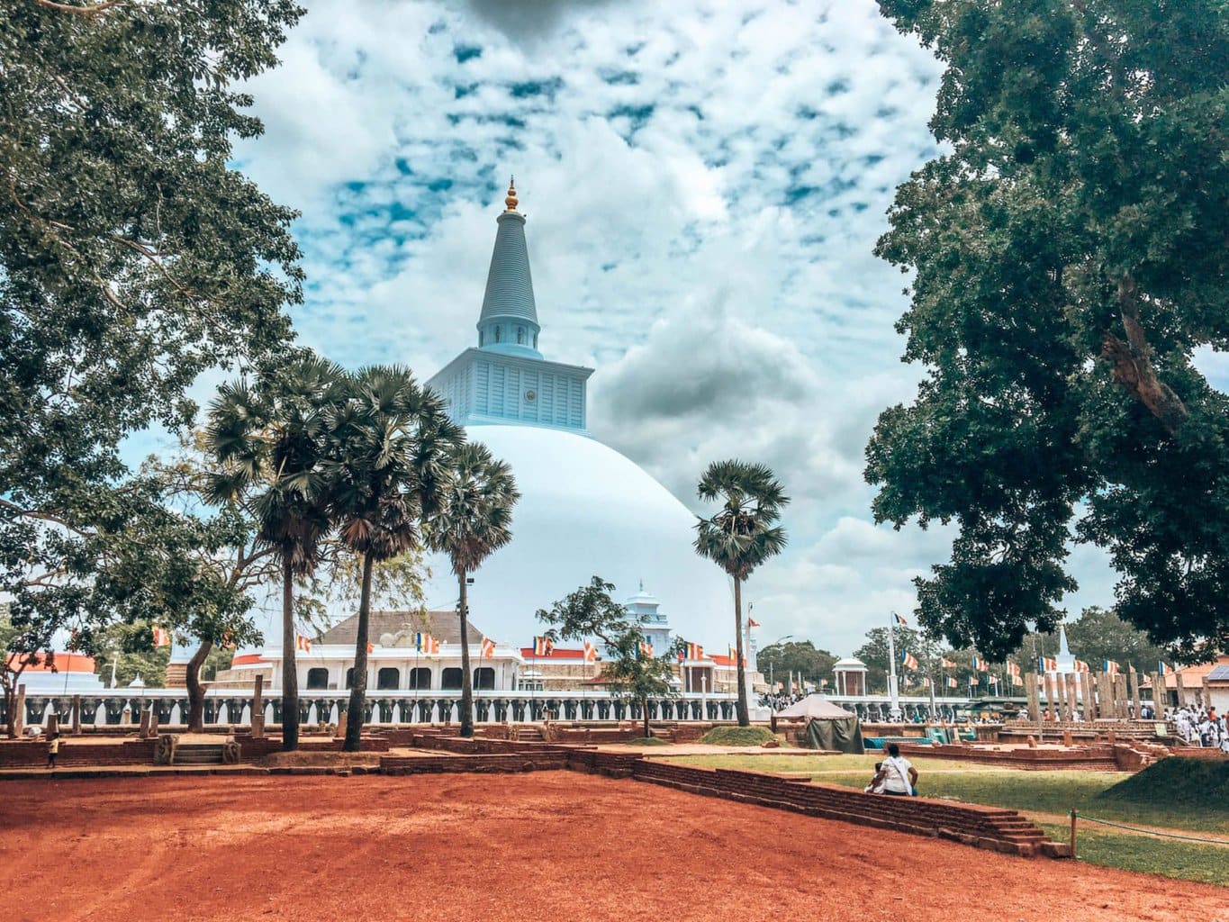 The White Dagoba, Sri Lanka