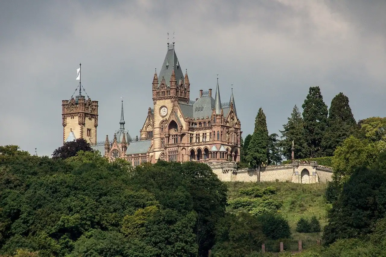 The Drachenburg castle in Bonn Germany