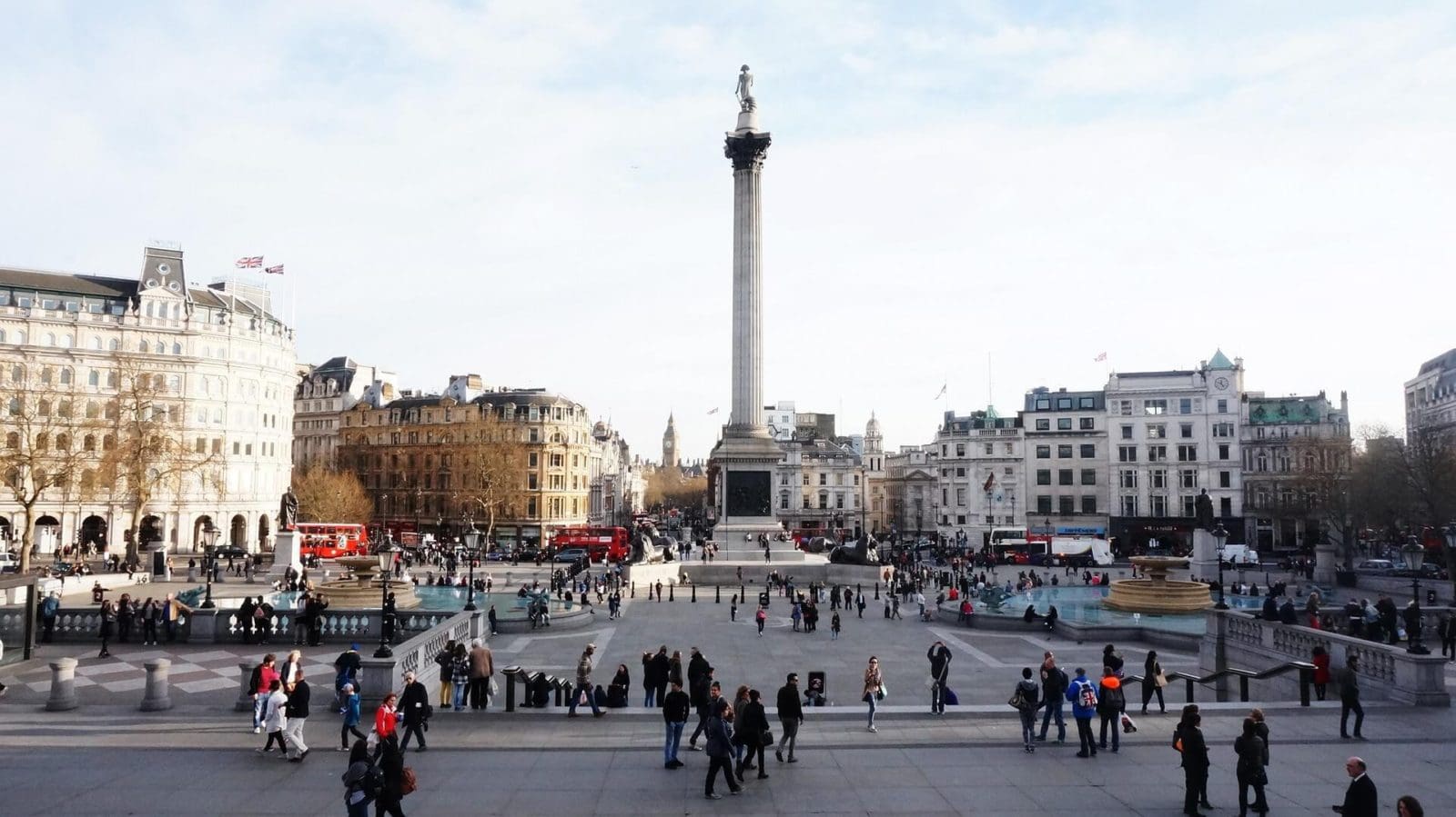 Trafalgar Square in London United Kingdom