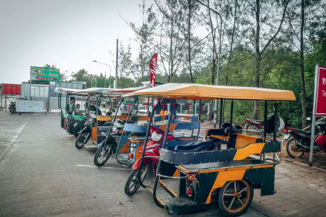 Tuk tuk taxi on Koh Lanta