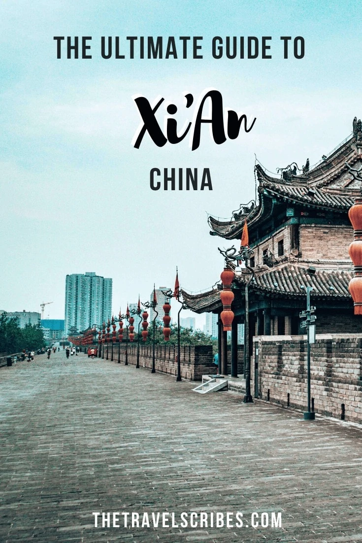 Xian itinerary and city guide Pinterest Pin