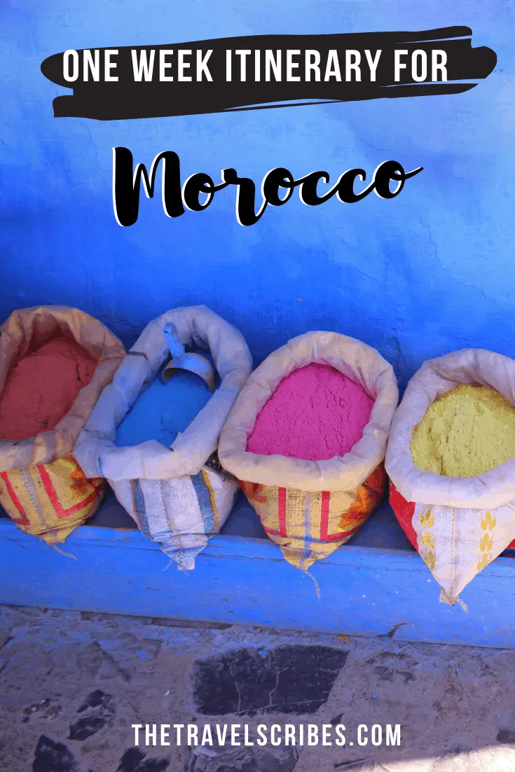 One week in Morocco - pin